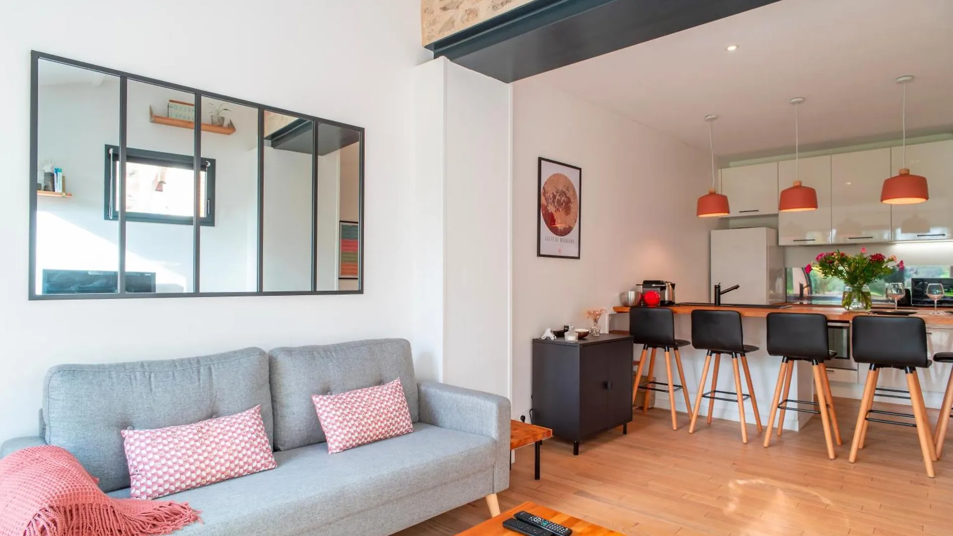 Lägenhet Escale Jardin - Joli Apt Proche Gare Avec Jardin Vannes