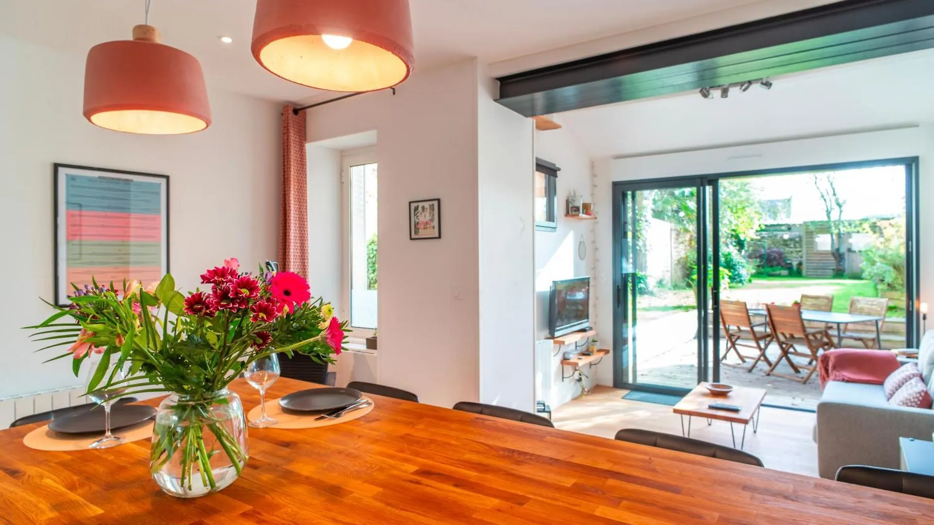 Escale Jardin - Joli Apt Proche Gare Avec Jardin Vannes 0*,